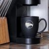 Rico Industries NCAA Georgia Southern Eagles Standard 15oz Matte Black Ceramic Bistro Mug view 3