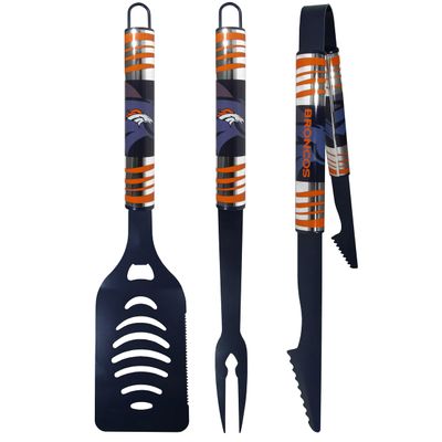 Siskiyou Sports NFL Denver Broncos 3 pc Color BBQ Tool Set, Team Colors, One Size