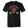 Arizona Team Mask Men's T-Shirt for Hockey Fans (Black Shirt, 5XL) view 1
