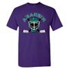 Anaheim Team Mask Men's T-Shirt for Hockey Fans (Purple Shirt, S) view 1