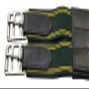 Grewal Equestrian English Anatomic Contoured Leather Girth (54, Havana) view 1