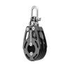 Blue Shark 2311-57 mm Fixed Double Aluminum Sailing Block - Max Line: 7/16 (12 mm), Safe Working Load (SWL): 1980 lbs (900kg), Breaking Load: 4180 lbs (1900 kg) (10-Pack) view 1