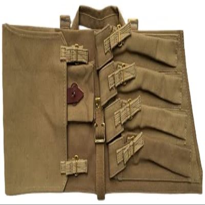 WWII British Enfield Sten Gun Paratrooper Bag/Sten Gun Carry Case Reproduction-KHAKI