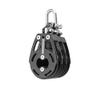 Blue Shark 2312-57 mm Fixed Triple Aluminum Sailing Block - Max Line: 7/16 (12 mm), Safe Working Load (SWL): 2870 lbs (1300kg), Breaking Load: 5730 lbs (2600 kg) (1-Pack) view 1