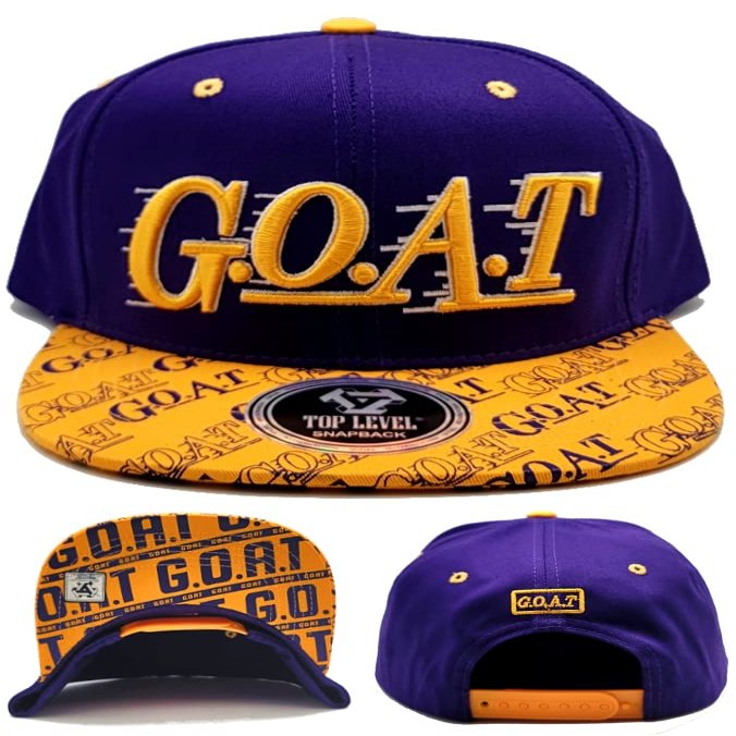 Los Angeles New Goat Legend 24 8 6 23 Purple Gold Era Snapback Hat Cap
