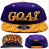 Los Angeles New Goat Legend 24 8 6 23 Purple Gold Era Snapback Hat Cap view 1