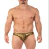 Gary Majdell Sport Mens Gold Hologram Counter Pouch Bikini Swimsuit Size Medium view 1
