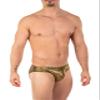 Gary Majdell Sport Mens Gold Hologram Counter Pouch Bikini Swimsuit Size Medium view 3