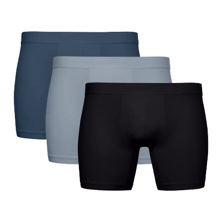 BRADY Men's Train Hybrid Boxer Brief 3 Pack, Multi, Small