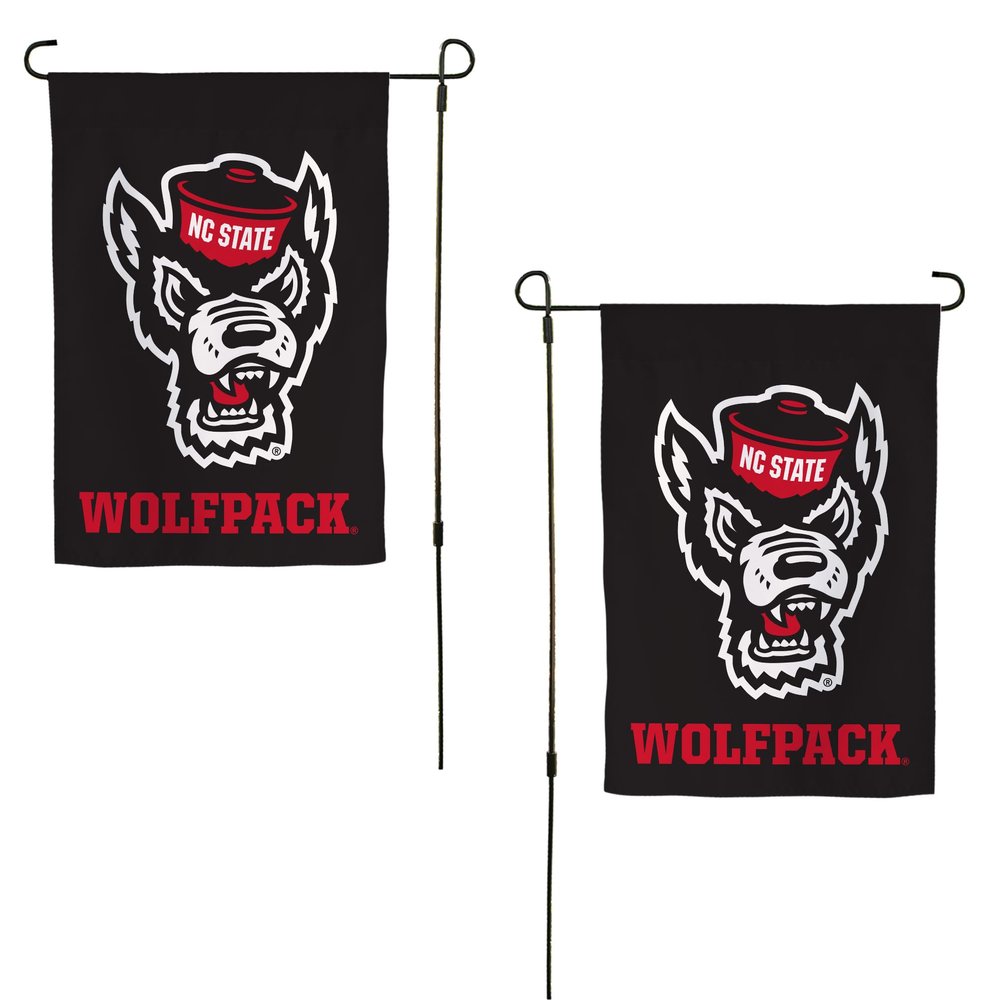 Desert Cactus North Carolina State University NCSU Garden Flag  19 x 12 inch Carolina Wolfpack Banner, For Outdoor Display and Events (Design G)
