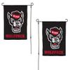 Desert Cactus North Carolina State University NCSU Garden Flag  19 x 12 inch Carolina Wolfpack Banner, For Outdoor Display and Events (Design G) view 1