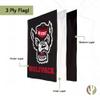 Desert Cactus North Carolina State University NCSU Garden Flag  19 x 12 inch Carolina Wolfpack Banner, For Outdoor Display and Events (Design G) view 3