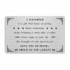 Levole Proud of You Daughter Gifts - Daughter Card, Wallet Card, Mother's Day Gift, Inspirational Greeting Card view 1