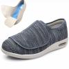 DHIJUPNG Women's Extra Wide Air Cushion Walking Sneakers,Women's Non Slip Wide Width Shoes with Adjustable Walking Shoes for Diabetic Edema Plantar Swollen Feet Dark Grey Amen 11/Women 12 view 1