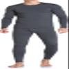 Therma Pro Mens Fleece Lined Thermal Top & Bottom Underwear Set, Long Johns Base Layer Ultra-Soft Charcoal view 1