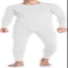 Therma Pro Mens Fleece Lined Thermal Top & Bottom Underwear Set, Long Johns Base Layer Ultra-Soft White view 1