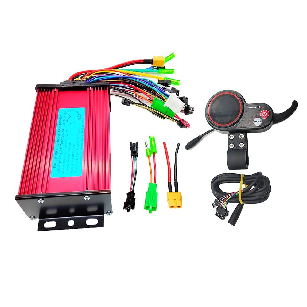 36V 48V 60V 500W 800W 1000W 26A 30A 33A Brushless Square Wave Controller with LCD Display for Electric Bike Electric Scooter