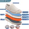 DHIJUPNG Walking Adjustable Diabetic Shoes,Women's Non Slip Wide Width Shoes with Adjustable Walking Shoes for Diabetic Edema Plantar Swollen Feet Light blueMen 11.5/Women 12.5 view 4