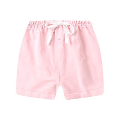 Boys Head Toddler Boys Shorts Summer Cotton Material Thin Style Five Point Pants Children's Baby (Pink, 3-4 Years)
