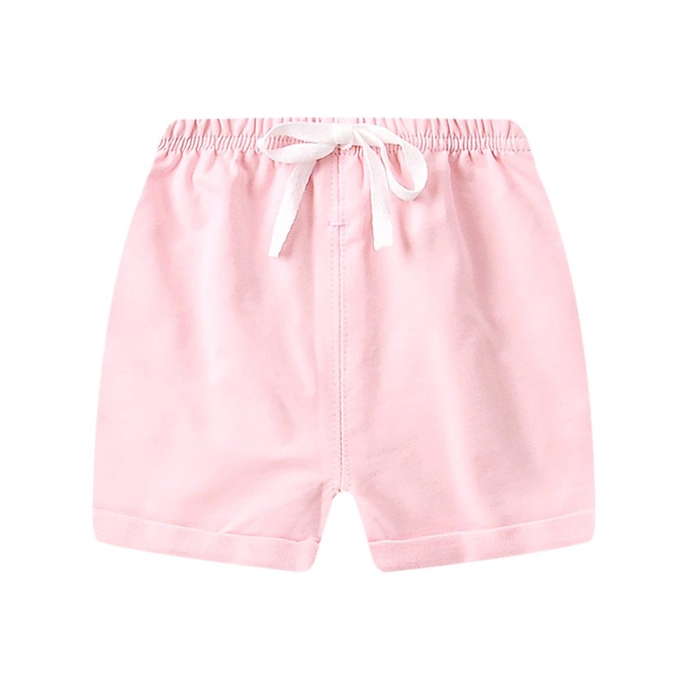 Boys Head Toddler Boys Shorts Summer Cotton Material Thin Style Five Point Pants Children's Baby (Pink, 3-4 Years)