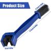 Chain Clean Brush Universal Chain Cleaner with a Multi-Faceted Brush and a Long Brush Head Durable Reusable Chain Cleaner view 4