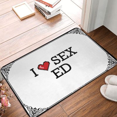 Abipuir Stuff for Your Room I Love Sex Ed Doormat Autumn Door Mats Outdoor Boys Room Decor Teenager (Color : Colour, Size : 40X60CM)