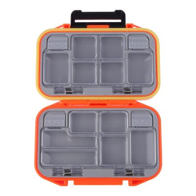 Tackle Box Fishing Gear Portable Storage Box Double Sided Fishing Tackle Box Bait Lure Hook Compartment Storage Case Fishing Accessories Bait Box