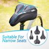 YLG Bike Seat Cover, Memory Foam & Gel Bike Seat Cushion Cover for Men & Women, Comfortable Bicycle Seat Cover for Peloton/Fixed/Cruiser/Indoor/Outdoor Bike seat with Waterproof Cover view 3