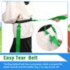 Junkin 6 6/8/10 Players Flag Football Sets Adjustable Football Belts and Flags for Youths Teens Kids Adults Players Sports Team (Green) view 3