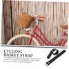 Homoyoyo 1 Pair Confidence Basket Straps Front Handlebar Basket Strap Kids Bike Basket Strap Kids Bike Basket Belt Kids Scooter Kids' Bicycles Kid Bike Part Scooter Basket Belt Bike Strap view 2