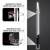 Cosmos 1 Set Lightsaber Wall Mount Stand Darksaber Display Holder Acrylic Black Lightsaber Wall Rack Dark Saber Stand for Vertical Displaying Darksaber, Lightsaber, Sword and Cue (Transparent Clear Color) view 3