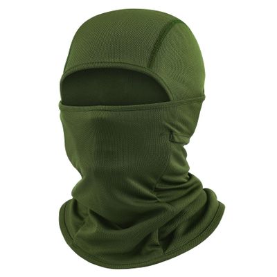 Green Ski Mask Balaclava Face Mask Men Shiesty Ski Mask for Men Women Summer Full Face Cover Sun UV Protection Football Motorcycle