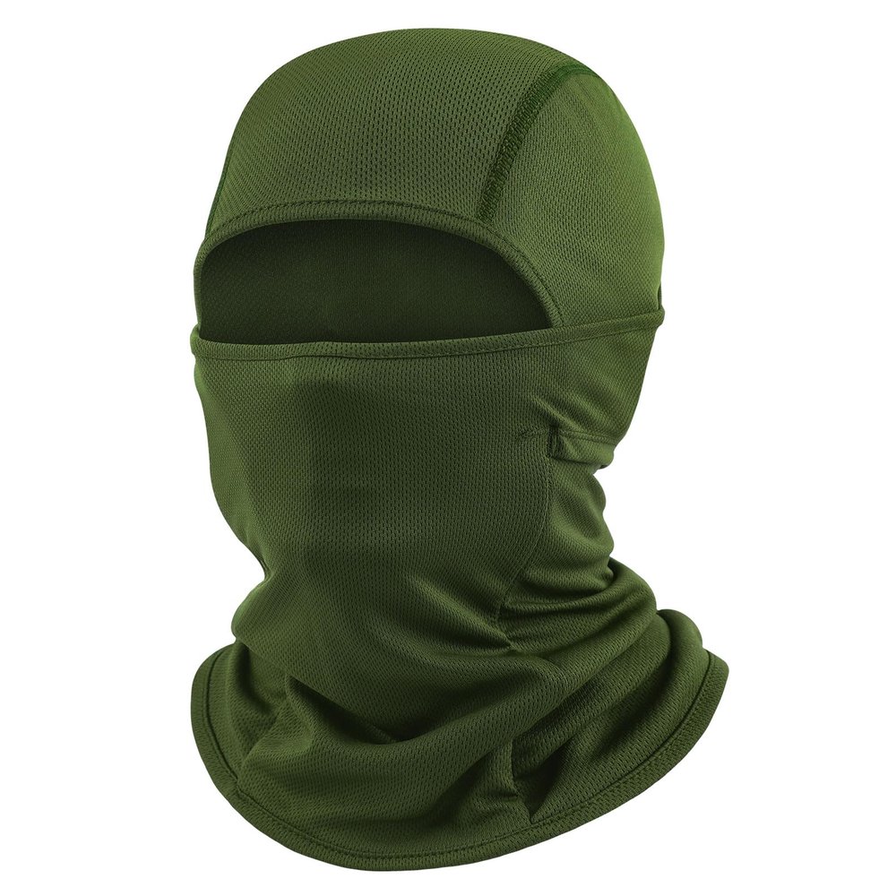 Green Ski Mask Balaclava Face Mask Men Shiesty Ski Mask for Men Women Summer Full Face Cover Sun UV Protection Football Motorcycle