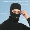 Green Ski Mask Balaclava Face Mask Men Shiesty Ski Mask for Men Women Summer Full Face Cover Sun UV Protection Football Motorcycle view 4
