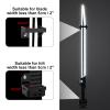 Cosmos 1 Set Lightsaber Wall Mount Stand Darksaber Display Holder Acrylic Black Lightsaber Wall Rack Dark Saber Stand for Vertical Displaying Darksaber, Lightsaber, Sword and Cue (Solid Black Color) view 3