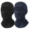 Black Balaclava Blue Ski Mask 2 Pack Full Face Mask for Men Shiesty Ski Mask Women Motorcycle Summer Face Cover Sun Protection Football Snowboarding view 1