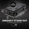 NANUK 980 Hard Case 30 with Customizable Cubed Foam, IP67 Waterproof & Crushproof, Rugged Construction for Ultimate Protection, Made in North America Black (29.9 x 16.2 x 7.3) view 4