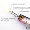 Alwonder 50PCS Fishing Power Speed Clips, High Strength Stainless Steel Speed Clip for Fishing Lure Quick Change, Freshwater Saltwater Crankbait Popper Lures Quick Snap Connector Tackle-25LB view 3