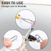 Alwonder 50PCS Fishing Power Speed Clips, High Strength Stainless Steel Speed Clip for Fishing Lure Quick Change, Freshwater Saltwater Crankbait Popper Lures Quick Snap Connector Tackle-125LB view 4