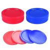 8-Pack, 2.5-Inch Air Hockey Pucks - Durable, Smooth and Colorful Pucks for Home and Kids Tables - Compatible with Standard Pushers and Goals - Best Air Hockey Accessories by INSCOOL view 4
