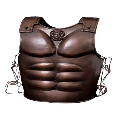 Medieval Copper Antique Cuirass Roman Muscle Breast Plate Armor Jacket Halloween Costume