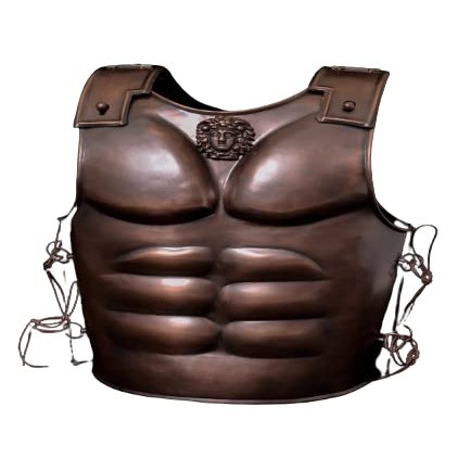 Medieval Copper Antique Cuirass Roman Muscle Breast Plate Armor Jacket Halloween Costume
