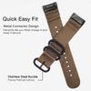 Abanen Nylon Bands for Fitbit Charge 5, Woven Nylon Quick Dry Band Wrist Strap with Stainless Steel Ring Clasp Adjustable Compatible with Fitbit Charge 5 for Men and Women (Tan) view 2
