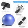 XIAO PEI Medicine Ball Rack - Wall Mount Stability Ball Storage Rack(1 Black) view 4