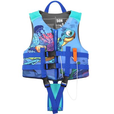 PAETAE Neoprene Toddler Swim Vest for Children, Kids Swim Jacket Toddler Floaties Swimming Aid for 1-9 Years Old Boys and Girls