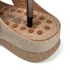 Orthopedic Sandals for Women,Summer Wedge Sandals with Arch Support Comfortable Walking Slippers Anti-Slip Breathable Slip On Flip Flops Lightweight Athletic Yoga Mat Sandals Dressy Womens 2023 view 4