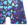 EQSJIU Gymnastics Shorts For Girls Blue Heart Shiny Kids Gymnastics Leotards For Girls 5/6 Years Little Students view 4