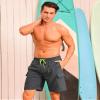 SILKWORLD Mens Swimming Trunks Quick Dry Beach Swimwear Shorts 9" Swimsuit with Compression Liner and Cargo Pockets (Dark Grey, XX-Large) view 4