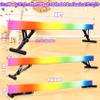 FC FUNCHEER 8FT Adjustable Balance Beam for Kids Gymnastics - 4-Knob Quick-Adjust, Tri-Lock Stability, Competition 4" Width, 3 Heights (17/32/42cm) for Home Training Equipment Ages 4+ view 2