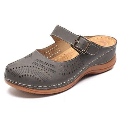 Orthopedic Sandals for Women,Summer Wedge Sandals with Arch Support Comfortable Walking Slippers Anti-Slip Breathable Slip On Flip Flops Lightweight Athletic Yoga Mat Sandals Dressy Womens 2023